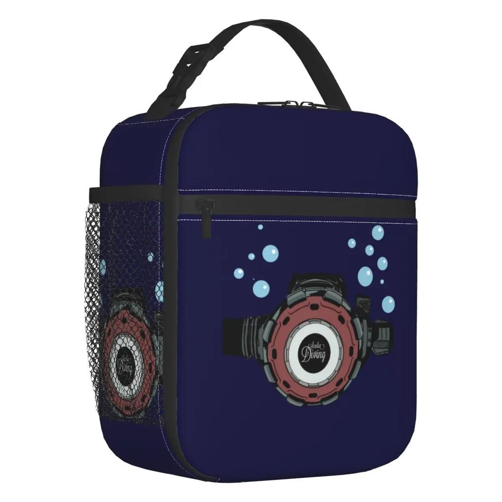 Taucherflagge Wiederverwendbare Lunchbox für Damen Multifunktion Tauchen Tauchen Thermokühltasche Lebensmittel Isoliert Lunchtasche Büro Arbeit