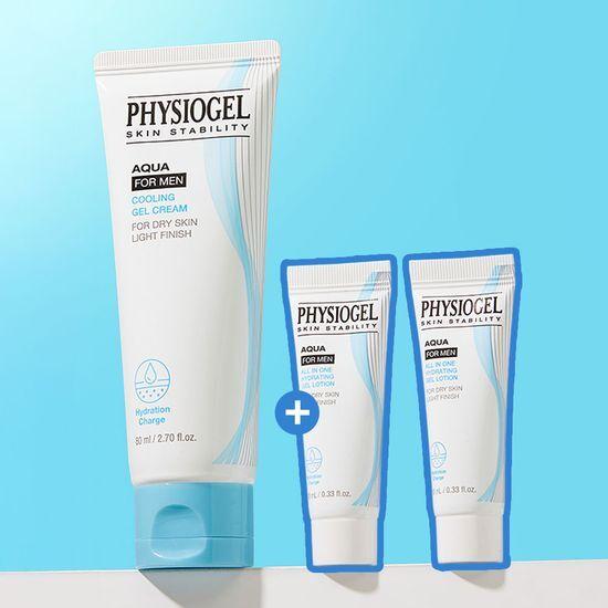 Physiogel Aqua For Men Cooling Gel Cream 80ml (Choose 1 of 2 Types) (Single/Special Offer)