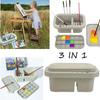 1 pc Three-in-one Multi-functional Pen Wash Case, Can be Used as a Color Palette, Paint Box, Easy to Use Art Tool Set