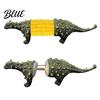 Eco-friendly Corn Fork Skewers with Holder Printed 3D Dinosaur Cob Fork Creative Stainless Shaped Holder Steel Forks Funny BBQ