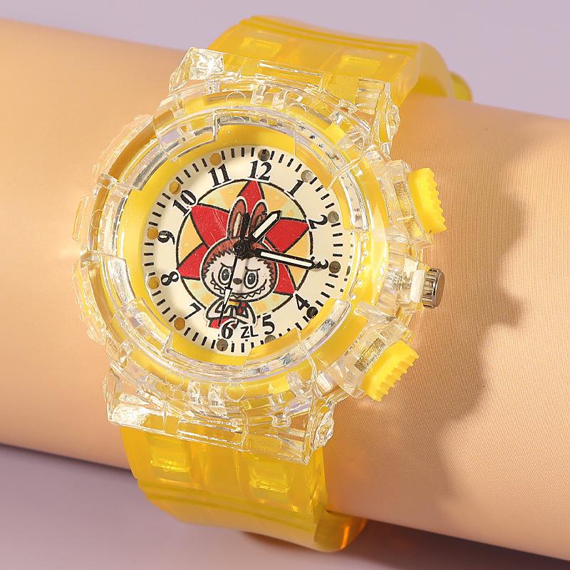 Children's Watch Cartoon Luminous Electronic Watch Cute Girl Watch Elementary School Student Digital Hand Quartz Watch