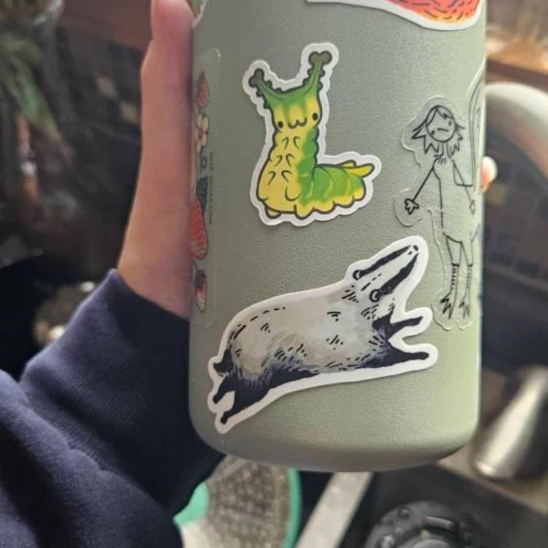 Badger Animal Sticker - Waterproof Vinyl Sticker