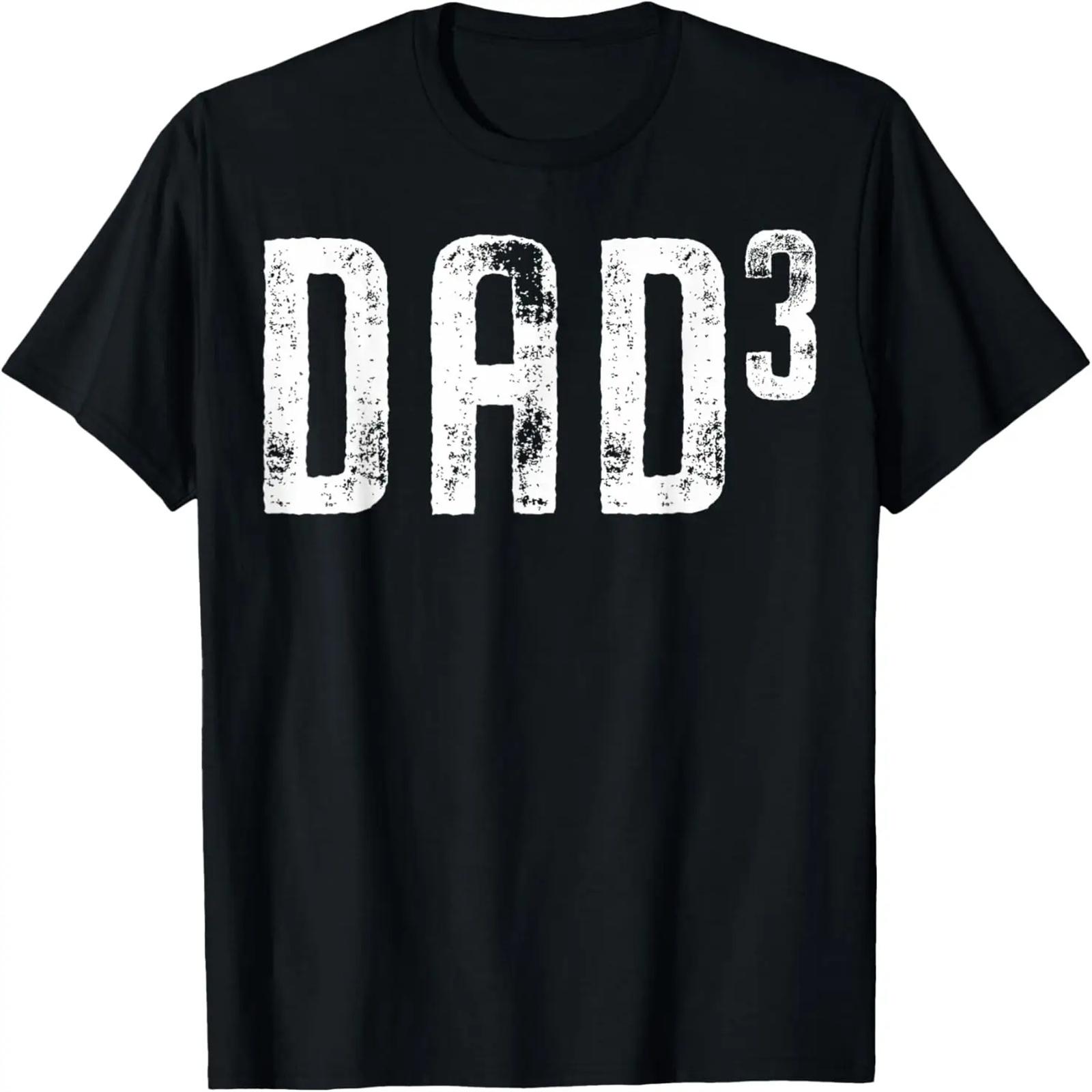 

Happy Fathers Day 2021 Dad X 3 Vintage Men s Dad T-Shirt XXXXXL чёрный