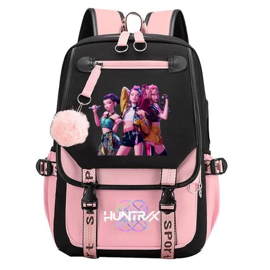 Large Capacity Backpack Hunters Prints Lightweight Travel Backpack Commuter Bag with Multiple Compartments for School Street Daily Outings