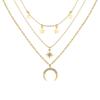 617 Low Price Multilayer Chain Choker Fashion Shiny Women's Jewelry Trendy Zircon Pendant Necklaces for Women Female Party Gift