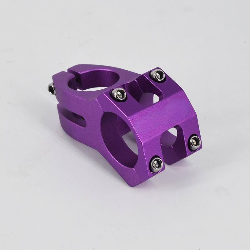 

1 шт. Высокопрочный велосипедный вынос 31,8 мм, обработанный вынос для горного велосипеда MTB, велосипедные запчасти, вынос руля для велоспорта фиолетовый