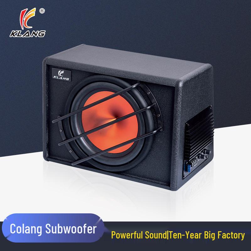 10-Inch Active High-Power Car Subwoofer for Audio Modification