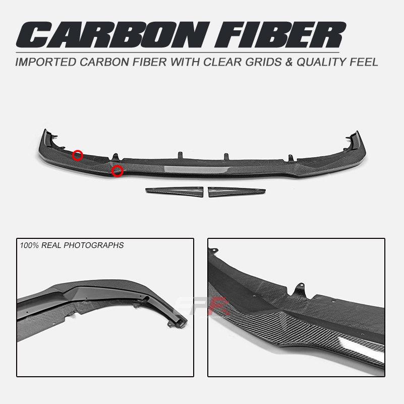 Carbon Fiber Front Splitter Lip Spoiler for Toyota GR Yaris (Late Model)
