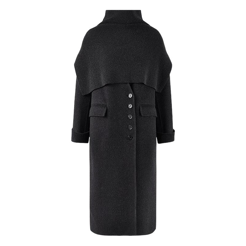 Women s Double-Faced Wool Cashmere Coat M