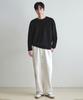 Wednesday Oasis Line Stitch Wide Sweatpants_Cream(W26Pt04)
