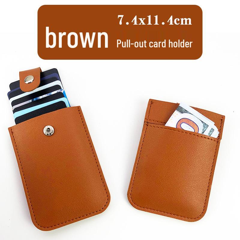 Exquisite Anti-Theft RFID Leather PU Card Holder: Universal, Spacious, & Stylish for Women