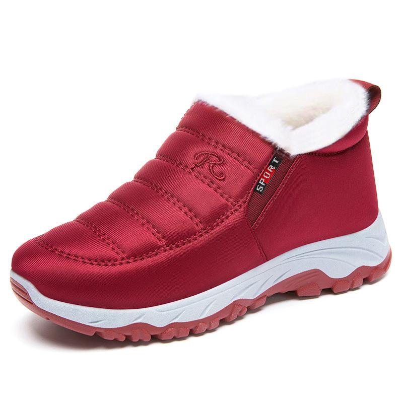 Winter cotton shoes mother shoes piled thickened medium and old boots cotton boots men's and women's elderly shoes