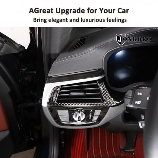 Side Air Conditioner Outlet Vent Trim Cover Bezel For BMW 5 Series 2018-