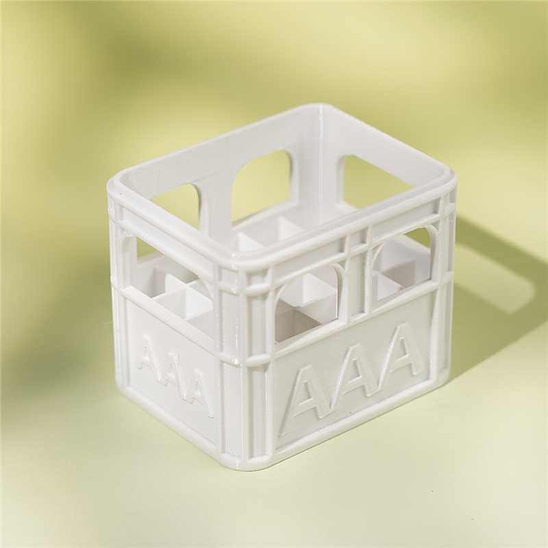 3D-Printed Stackable Battery Organiser – 12-Compartment Large Capacity Storage Box, Suitable for AA, AAA, 18650, 21700 and 9V Ba