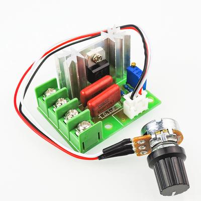 AC 220V 2000W High Power SCR Spannungsregler Dimmen Dimmer Motor Drehzahlregler Gouverneur Modul mit Potentiometer