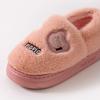 Qidashun new cotton slippers, bag heel indoor and outdoor plush cotton shoes warm and thickened couple cotton mop winter