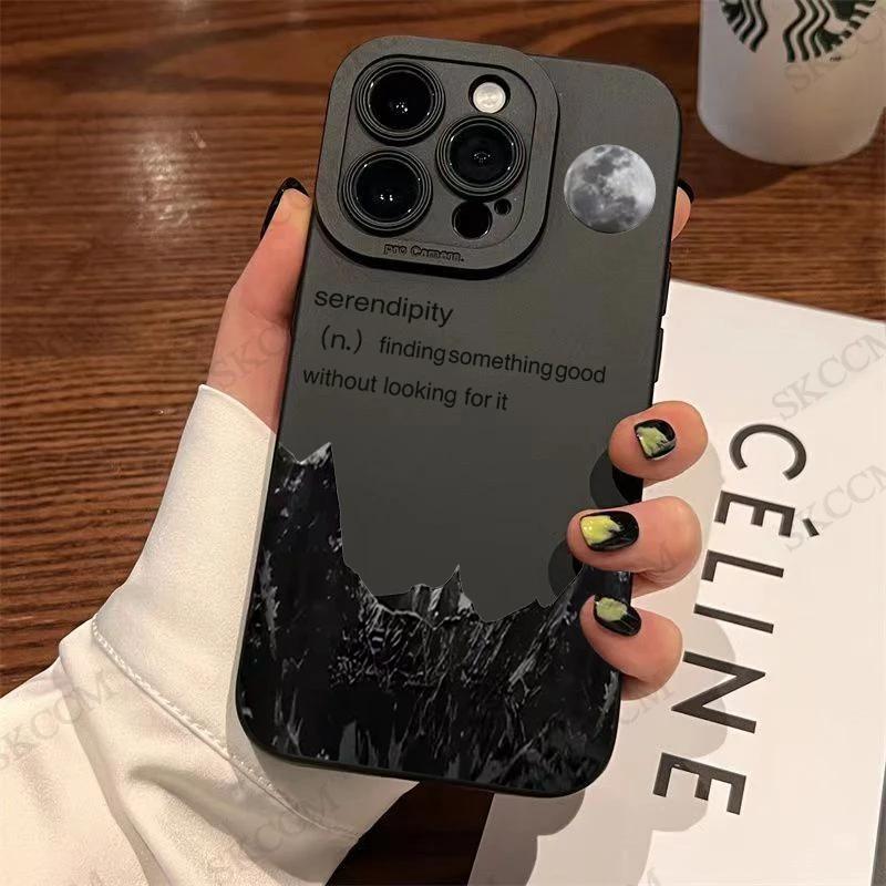 

Чехол для телефона в готическом стиле с черными губами для iPhone 15 14 13 12 11 Pro Max XS X XR 7 8 Plus SE 2020 Mini Противоударный Мягкий Силиконовый Чехол iPhone 12 Mini