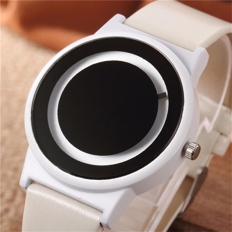 Fashion Creative Men Watches Men Sports Watches Leather Strap Quartz Wristwatches Unisex Watch