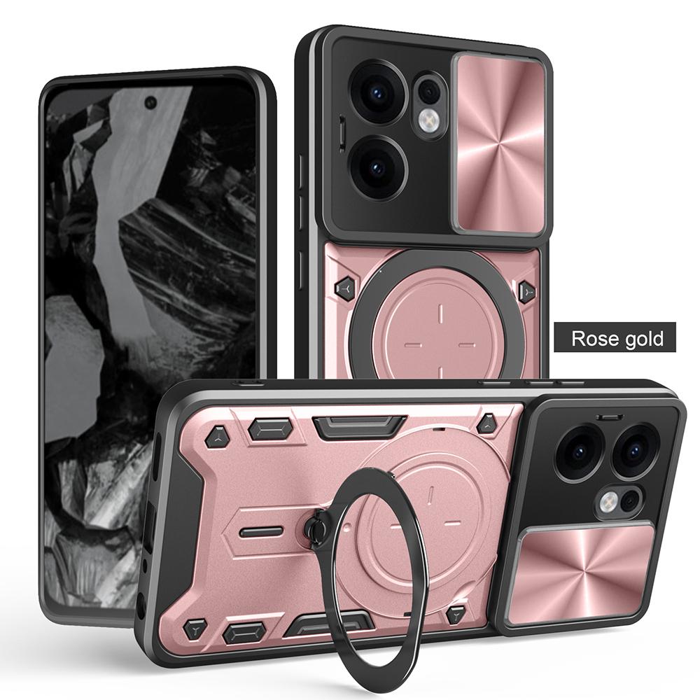 Armor Funda for OPPO Reno 13F 13 F Case Slide Camera Ring Stand Protection Cover for OPPO Reno 13 Pro Shockproof Capa