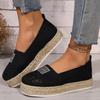 Fashion New Hot Sale Women's Shoes Slip on Women's Vulcanize Shoes Round Toe Sequins Solid Outdoor Platform Casual Comfortable Shoes