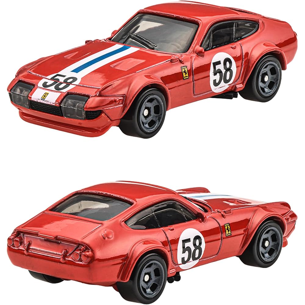 Hot Wheels Basic Car Ferrari 5-Pack 1:64 Scale Diecast Toy Cars for Ages 3 and Up
