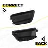 Black Front Right Fog Light Lamp Cover Trim For Chevrolet Colorado 2015- RH