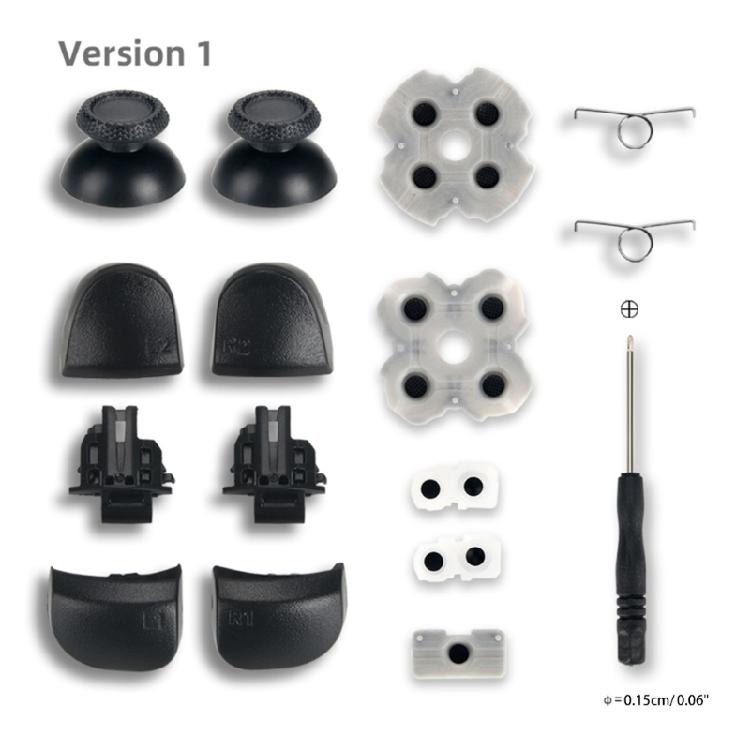 Controller Game Leitfähiger Gummi Reparatur Zubehör für Mit 2 Federn