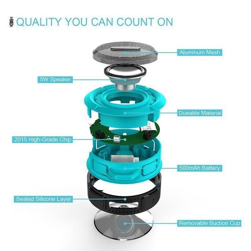 Kabelloser Tragbarer Wasserdichter Stoßfester Outdoor Sport Lautsprecher Bluetooth