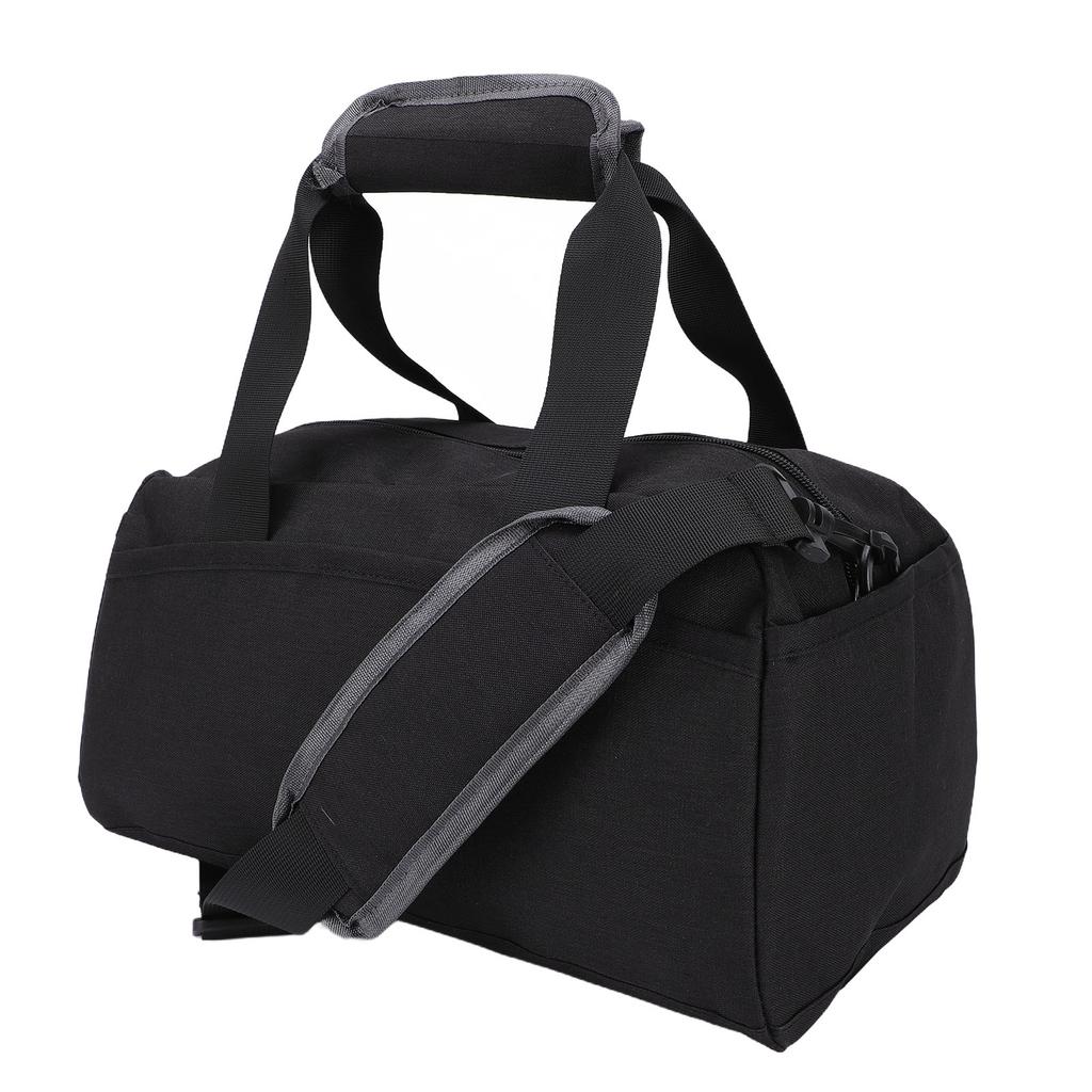 Small Gym Bag Black Color Adjustable Strap Waterproofing Portable Sports Duffle Gym Bag for Travel