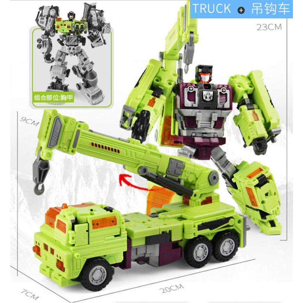 Transformation Robot NBK Devastator Mixmaster Scavenger Overload Hightower Scrapmetal Scrapper Longhaul Skipjack Deformation Toy