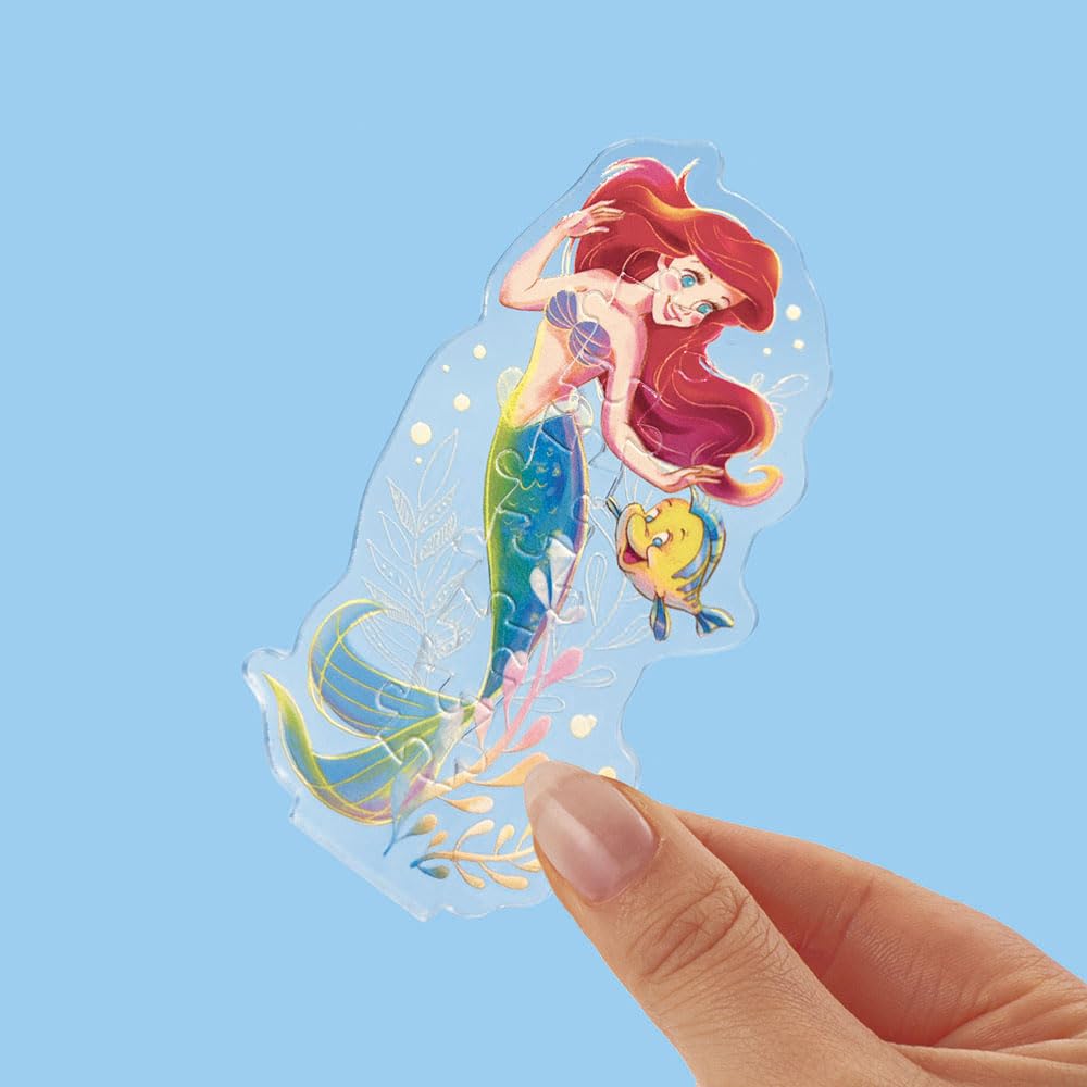 Puzzle x Acrylic Beverly 38 Pieces Disney Acrylic Stand Pop Ariel Friends [Jigsaw Stand] & SP-040