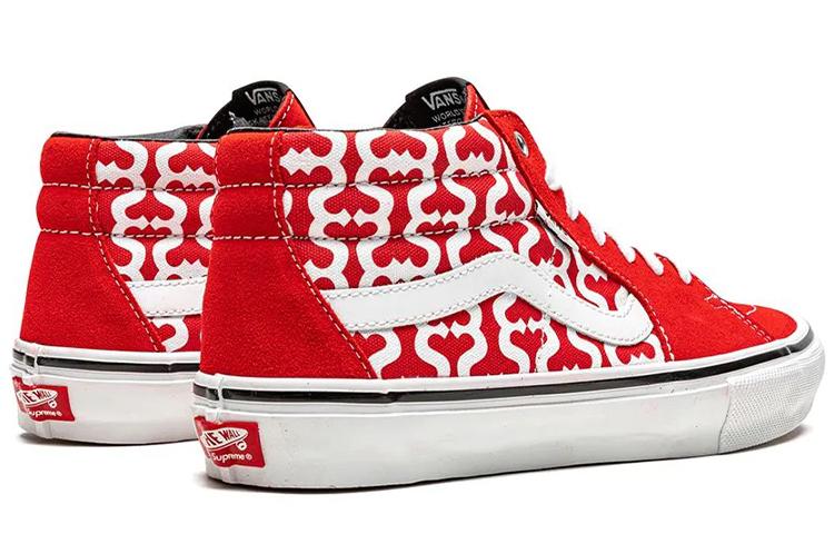 Grosso Supreme X Grosso Vans Mid 'Monogram S - Red' VN0A5KS15XS