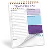 TEACHER'S PAD: Personal Planning & Work Schedule English Planner