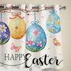 Easter Eggs On Tree Branch Window Curtains for Living Room Bedroom Curtain Modern Kitchen Blinds Drapes Curtains