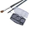 10PCS 4.5g Clear Tri-Color Makeup Palette Case, Refillable PS+PP Cosmetic Container for Eyeshadow Highlighter Concealer
