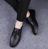 Genuine leather men's shoes Minimalist and comfortable style Office driving Daily Business Party High quality adult shoes New