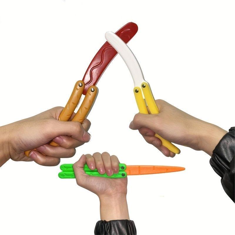 New 3D-Printed Kids' Plastic Folding Stress Relief Toys  - Hot Dog Toy
