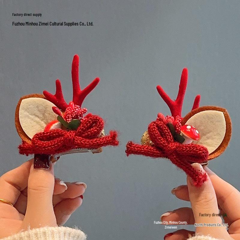 3D Christmas Hat Hairpin: Versatile Clip for Bangs & Hair - Festive Decoration & Jewelry