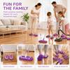 30*12cm Mop Slippers Purple Duster Mop Slippers Portable Cleaning Shoe Covers  Household Dusting