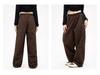 Harajuku Retro Elastic Waist High-Waist Wide-Leg Hip Hop Joggers