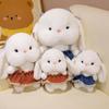 Latest Cute Dress Up Rabbit Doll Kawaii Stuffed Plush Toy Handmade Doll Cartoon Anime Cute Children's Birthday Gift Fun Doll