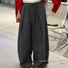Women's 2025 Autumn High-Waisted Scimitar Design Slimming Wide-Leg Casual Pants