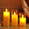 Electronic LED Flameless Candle Lampshade Light with Realistic Flame Holiday