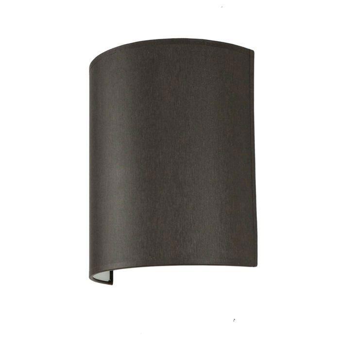 Applique d'intérieur - LICHT-ERLEBNISSE - NO1/1/452 - Tissu marron - 1 x E27 - 60W max