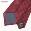 [New Yorker Blue] Polka Dot Tie NB922516 Red, One Size Fits All, Business Suit Style, Gift