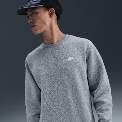 Nike Sweatshirts Men s Gray Crew Neck Moderate M