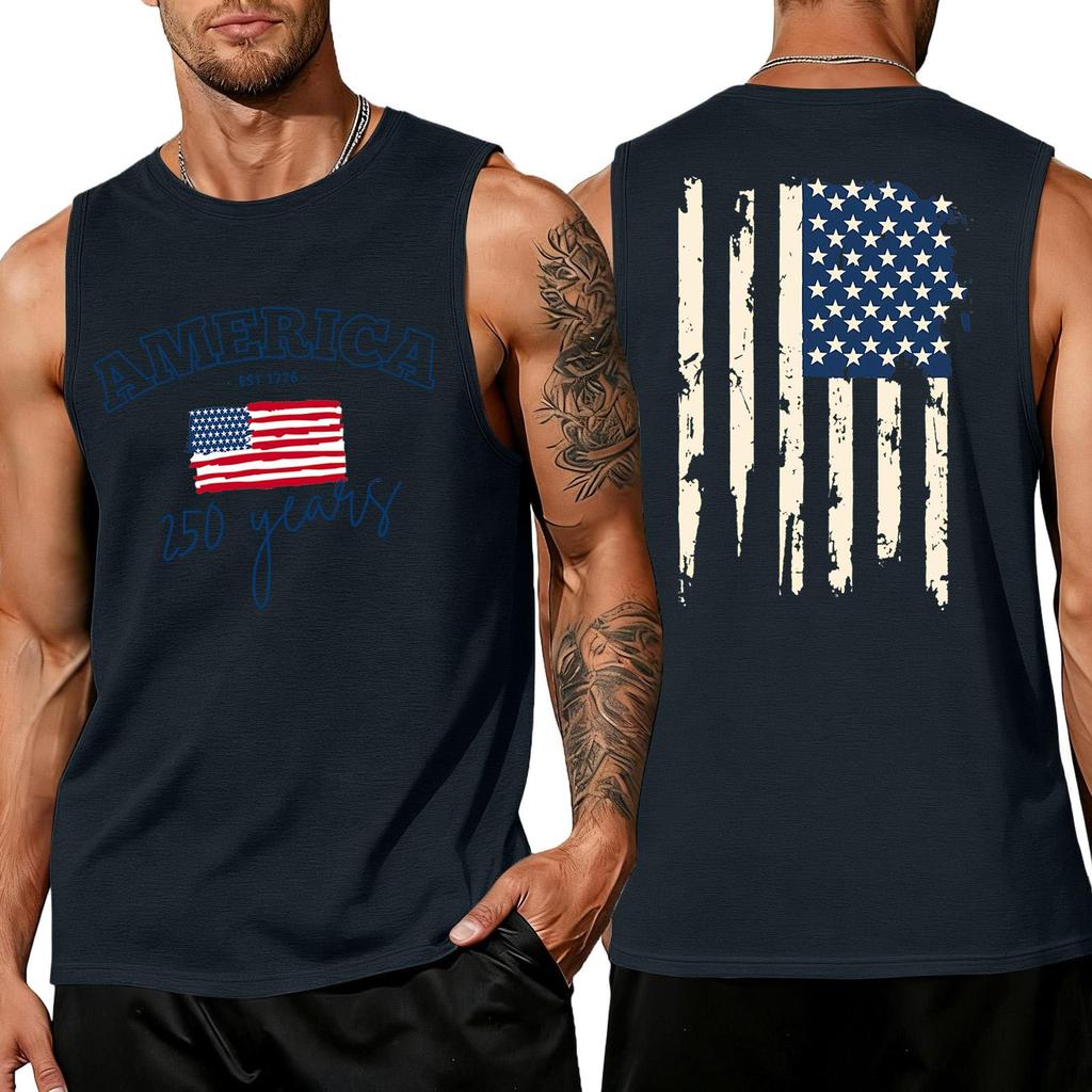 Herren Hemden 4. Juli USA Muskel Tanktops Patriotische Tanktops