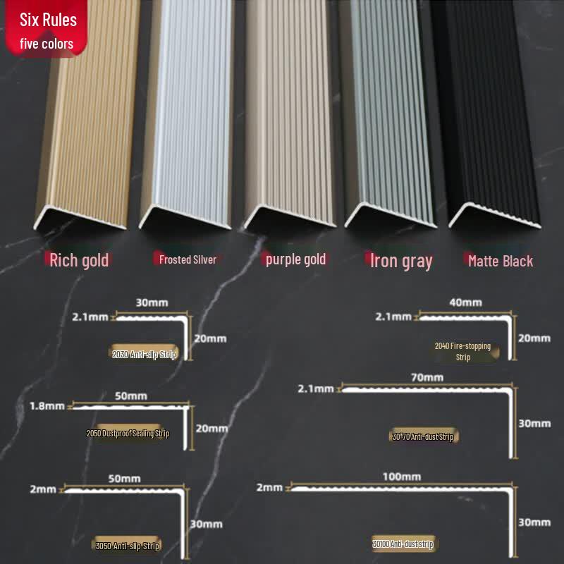 Yang'an Aluminum L-Angle Anti-Slip Stair Nosing