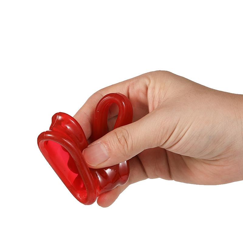 Soft TPE Cock Rings For Men Scrotum Testis Restraints Male Delay Ejaculation Penis Lasting Erection Adult Games Reusable