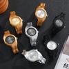 Medieval Special-shaped Decorative Plastic Watch Twisted Retro Fashion High-end Ins Niche Quartz Watch